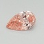 0.35 Ct. Fancy Vivid Pink Pear Lab Grown Diamond