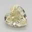 1.54 Ct. Fancy Intense Yellow Heart Lab Grown Diamond