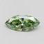 1.02 Ct. Fancy Vivid Green Marquise Lab Grown Diamond