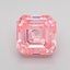 1.00 Ct. Fancy Intense Pink Asscher Lab Grown Diamond