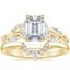 18K Yellow Gold Secret Garden Diamond Ring (1/2 ct. tw.) with Lunette Diamond Ring