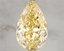 6.55 Ct. Fancy Vivid Yellow Pear Lab Grown Diamond
