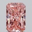 1.50 Ct. Fancy Vivid Pink Radiant Lab Grown Diamond