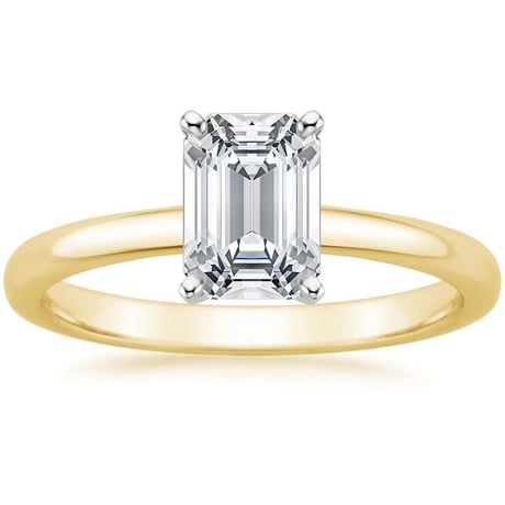 18K Yellow Gold 2mm Comfort Fit Bridal Set
