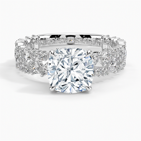 Unique Snow Inspired Diamond Ring