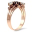 The Azul Ring, smalltop view on a hand