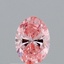 0.56 Ct. Fancy Vivid Pink Oval Lab Grown Diamond