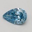 0.54 Ct. Fancy Vivid Blue Pear Lab Grown Diamond