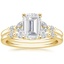 18KY Moissanite Verbena Diamond Bridal Set (1/4 ct. tw.), smalltop view