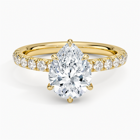 18K Yellow Gold Luxe Amelie Diamond Ring (3/8 ct. tw.)