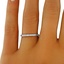 The Star Ring, smalltop view on a hand