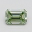 0.81 Ct. Fancy Intense Green Emerald Lab Grown Diamond