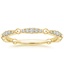 18K Yellow Gold Dolce Diamond Ring, smalltop view