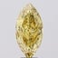 7.20 Ct. Fancy Vivid Yellow Marquise Lab Grown Diamond