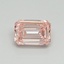 1.46 Ct. Fancy Intense Pink Emerald Lab Grown Diamond