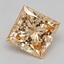 1.53 Ct. Fancy Light Pinkish Brown Princess Lab Grown Diamond