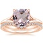 14K Rose Gold Reverie Ring with Flair Diamond Ring (1/6 ct. tw.)