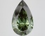 5.17 Ct. Fancy Vivid Green Pear Lab Grown Diamond