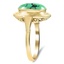 The Jenni  Ring, smalltop view on a hand