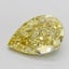 6.02 Ct. Fancy Intense Yellow Pear Lab Grown Diamond
