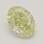 1.01 Ct. Fancy Light Yellow Oval Diamond