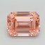 3.04 Ct. Fancy Intense Pink Emerald Lab Grown Diamond