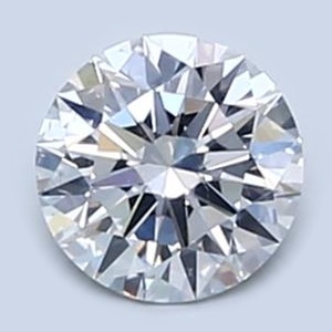 Round diamond — real photo