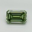 5.08 Ct. Fancy Vivid Green Emerald Lab Grown Diamond