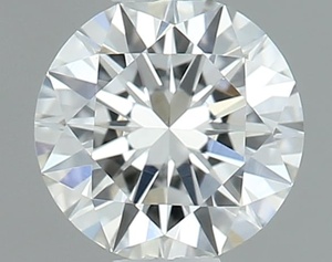 Round diamond — real photo