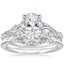 Platinum Begonia Vine Diamond Ring (1/2 ct. tw.) with Yvette Diamond Ring