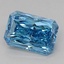 1.53 Ct. Fancy Vivid Blue Radiant Lab Grown Diamond
