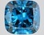 6.02 Ct. Fancy Vivid Blue Cushion Lab Grown Diamond