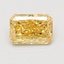 0.82 Ct. Fancy Vivid Yellow Radiant Lab Grown Diamond