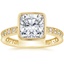 18K Yellow Gold Sinclair Art Deco Diamond Ring (1/6 ct. tw.), smalltop view