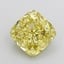 3.01 Ct. Fancy Intense Yellow Cushion Lab Grown Diamond