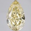 5.56 Ct. Fancy Intense Yellow Pear Lab Grown Diamond