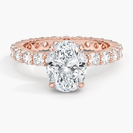 14K Rose Gold Perfect Fit Eternity Diamond Ring (1 1/3 ct. tw.)