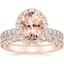 14KR Morganite Estelle Diamond Bridal Set (1 1/3 ct. tw.), smalltop view