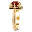 The Lavoe Ring, smalltop view on a hand