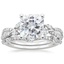 18KW Moissanite Luxe Willow Bridal Set (1/2 ct. tw.), smalltop view