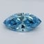 0.8 Ct. Fancy Vivid Malibu Blue Marquise Lab Grown Diamond