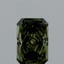 1.00 Ct. Fancy Vivid  Green Radiant Lab Grown Diamond