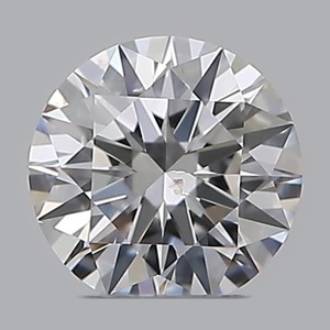 Round diamond — real photo
