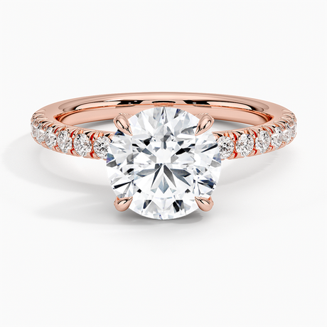 14K Rose Gold Adorned Amelie Diamond Ring