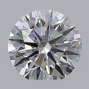 Round diamond — real photo