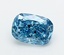 1.22 Ct. Fancy Vivid  Blue Cushion Lab Grown Diamond