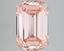5.41 Ct. Fancy Vivid Pink Emerald Lab Grown Diamond