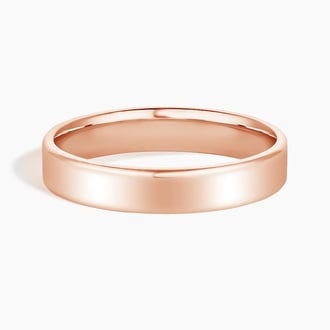 Mojave Slim Profile 4mm Wedding Ring in 14K Rose Gold