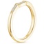 18K Yellow Gold Isadora Contoured Diamond Ring, smallside view