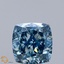 2.52 Ct. Fancy Vivid Blue Cushion Lab Grown Diamond
